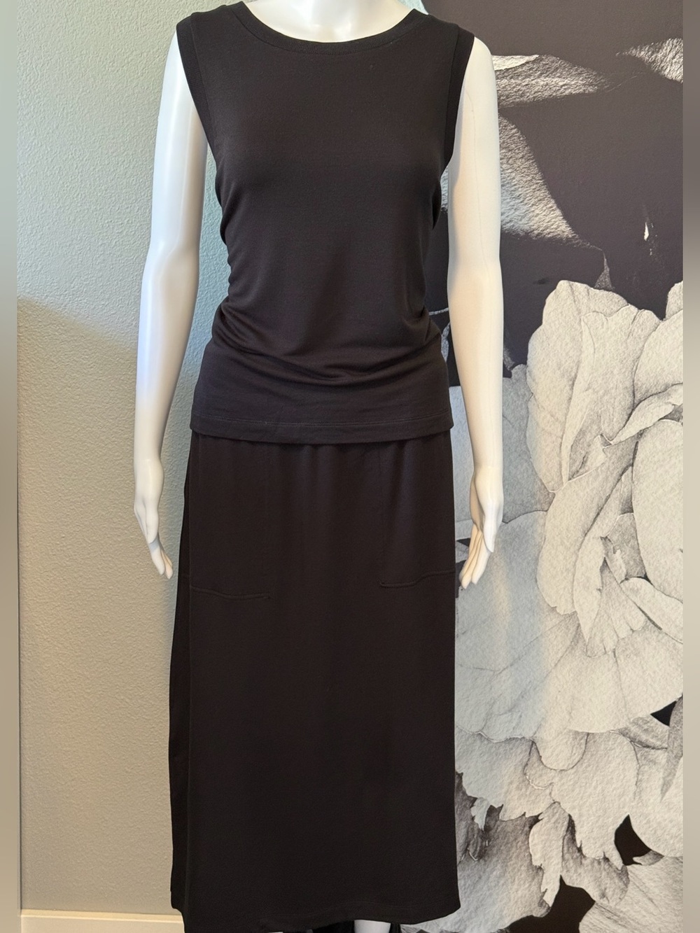 *NEW* LOFT Outlet Black Lounge Skirt Outfit